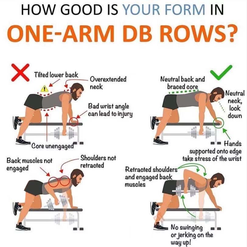 How to One-Arm Dumbbell Rows