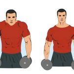 dumbbell shrug