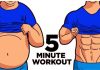Abdominal 5 min workout