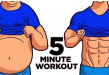Abdominal 5 min workout
