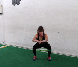 How to Do Squad band leg swings