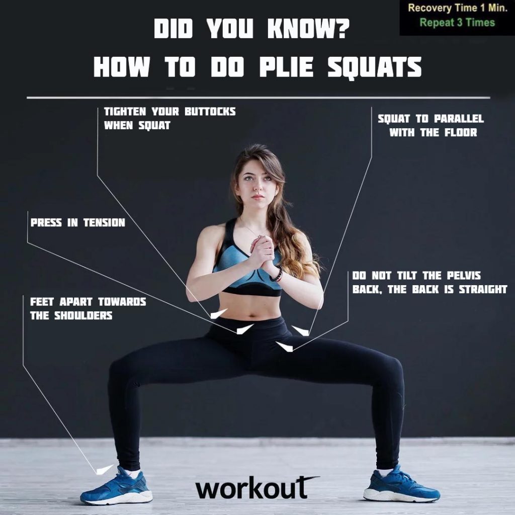 How to Do Plie Squats Technique and Features of the Exercise